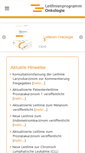 Mobile Screenshot of leitlinienprogramm-onkologie.de